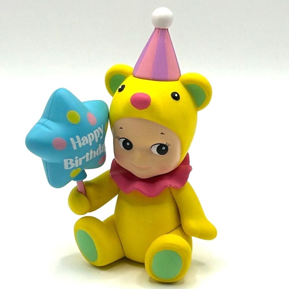 Authentic Sonny Angel Star Balloon, Birthday Gift Bear Series Mini Figurine -NEW